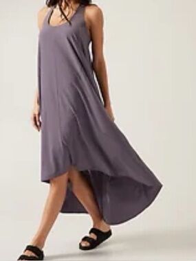 Athleta Mauve Racerback Maxi Dress